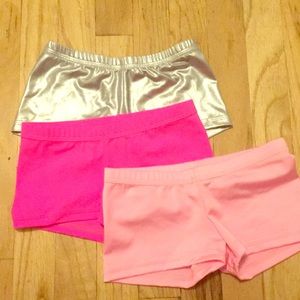 Girls gymnastics shorts